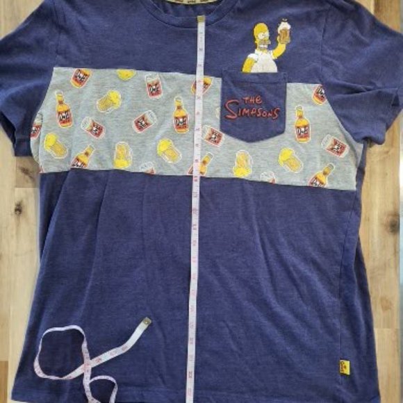 THE SIMPSONS DUFF BEER T-Shirt UNKNOWN SIZE - Picture 3 of 4